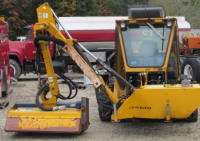 Trackless
boom flail mower